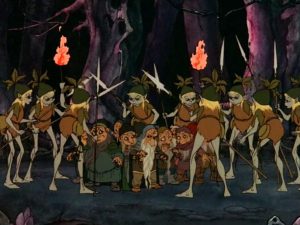 Лесные эльфы из мультфильма "Хоббит"